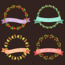 圣诞花环和丝带,打造温馨节日氛围的艺术